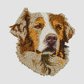 Australian Shepherd Embroidered Sweatshirt Hoodie