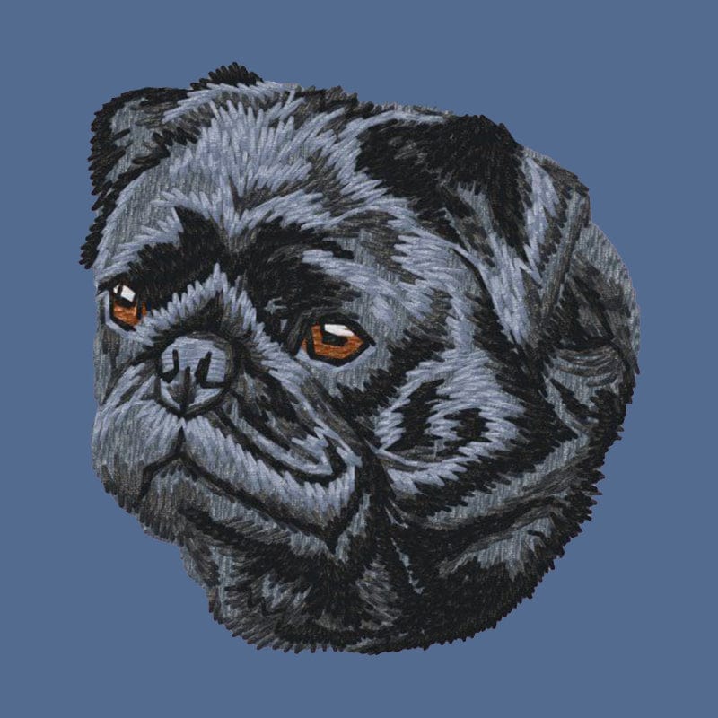 Pug Embroidered Baseball Cap