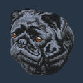 Pug Embroidered Wearable Blanket