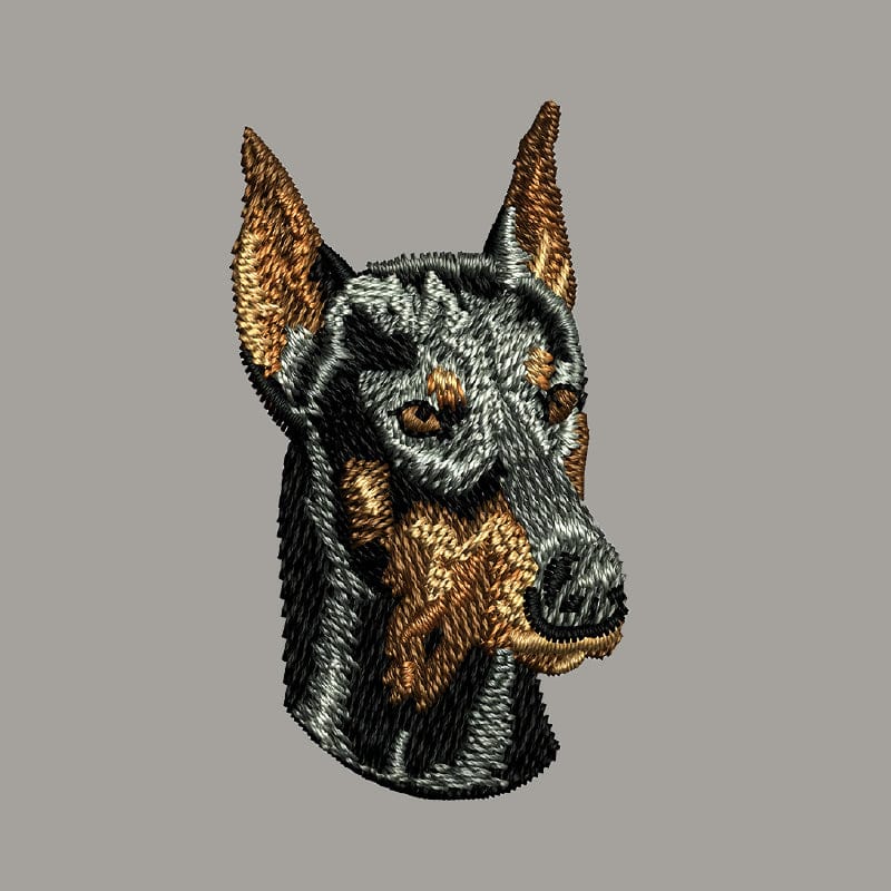 Doberman Pinscher Embroidered Sweatshirt Hoodie