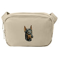 Doberman Pinscher Embroidered Crossbody Bag