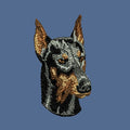 Doberman Pinscher Embroidered Baseball Cap