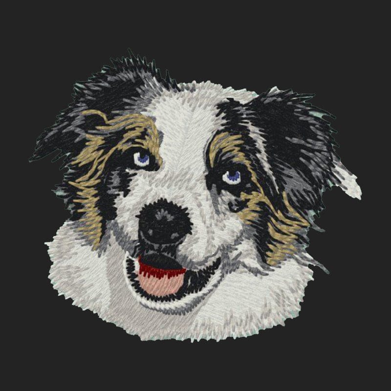 Australian Shepherd Embroidered Sweatshirt Hoodie
