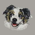 Australian Shepherd Embroidered Sweatshirt Hoodie
