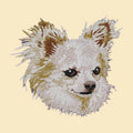 Chihuahua Embroidered Tote