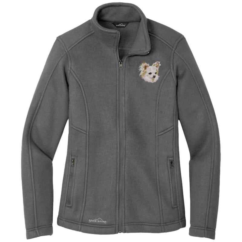 Chihuahua Embroidered Women's Fleece Jacket