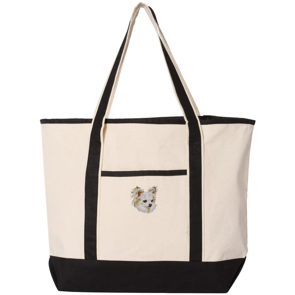 Chihuahua Embroidered Tote