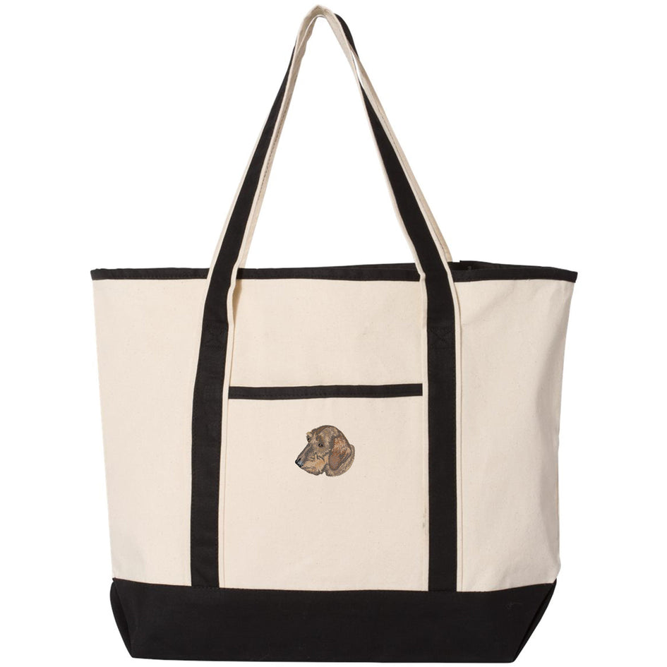 Dachshund Embroidered Tote