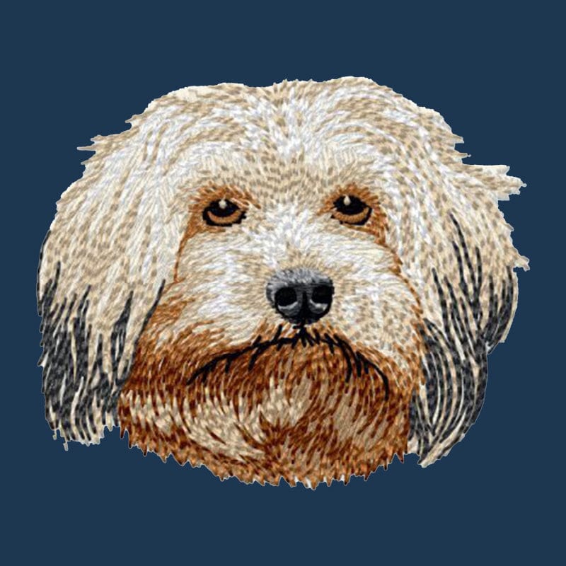 Havanese Embroidered Men's Denim Shirt