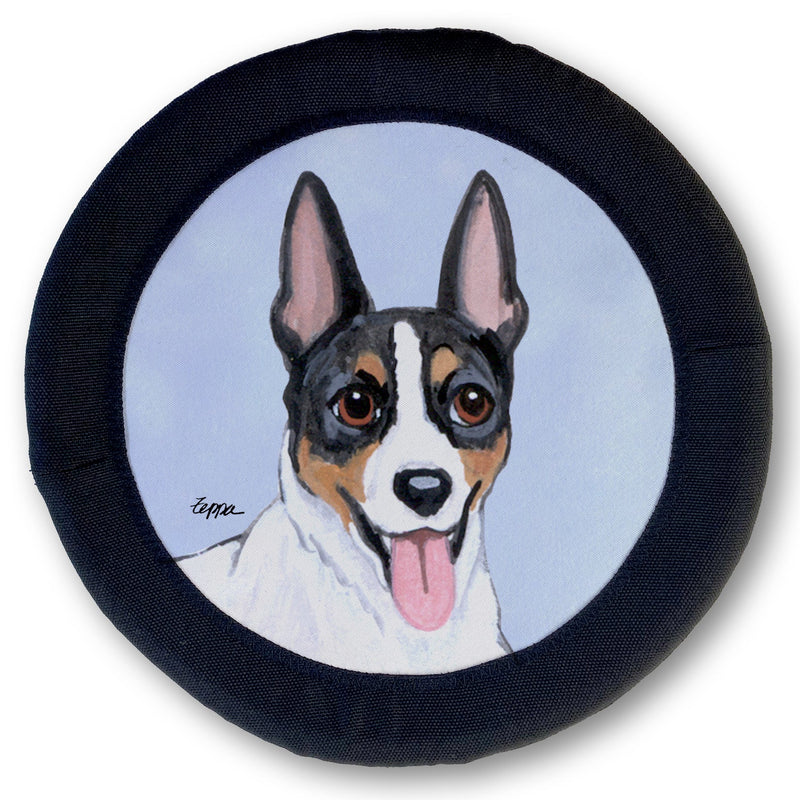 Rat Terrier FOTOFRISBY Flying Dog Disc Toy