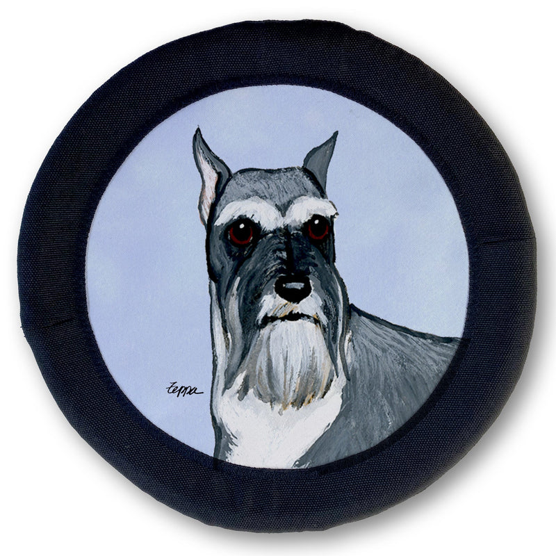 Schnauzer FOTOFRISBY Flying Dog Disc Toy