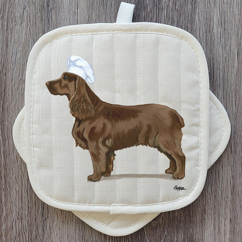 Field Spaniel  Pot Holder Set