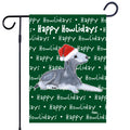 Bedlington Terrier Happy Howliday's Garden Flag