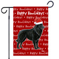 Belgian Shepherd Happy Howliday's Garden Flag
