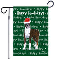 Boxer Happy Howliday's Garden Flag