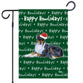 Collie Happy Howliday's Garden Flag