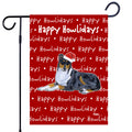 Collie Happy Howliday's Garden Flag