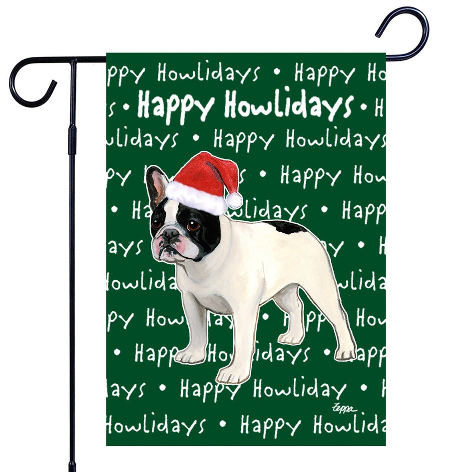 French Bulldog Happy Howliday's Garden Flag