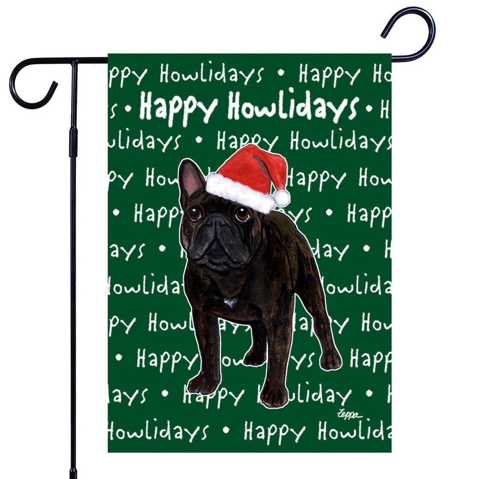 French Bulldog Happy Howliday's Garden Flag