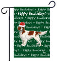 Irish Setter Happy Howliday's Garden Flag