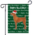 Miniature Pincher Happy Howliday's Garden Flag