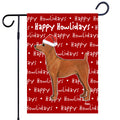 Miniature Pincher Happy Howliday's Garden Flag