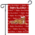 Nova Scotia Duck Toller Happy Howliday's Garden Flag
