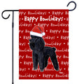 Poodle Happy Howliday's Garden Flag