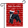 Portuguese Water Dog Black Happy Howliday's Garden Flag