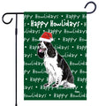Springer Spaniel Happy Howliday's Garden Flag