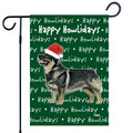 Swedish Valhund Happy Howliday's Garden Flag