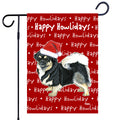 Tibetan Spaniel Happy Howliday's Garden Flag