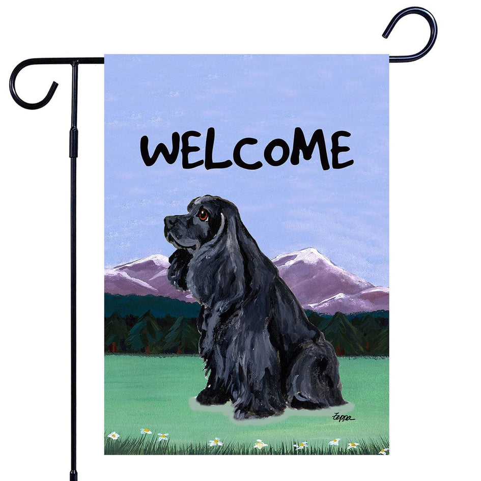 Cocker Spaniel Garden Flag
