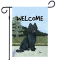 Briard Garden Flag