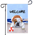 Bulldog Garden Flag