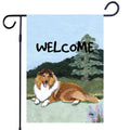 Collie Garden Flag