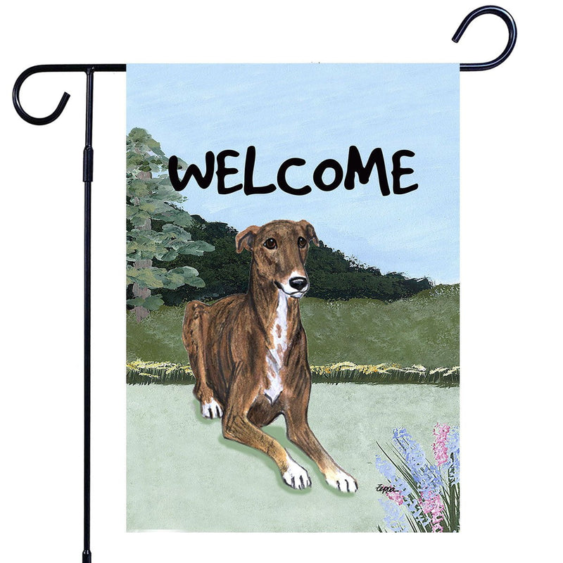 Greyhound Garden Flag