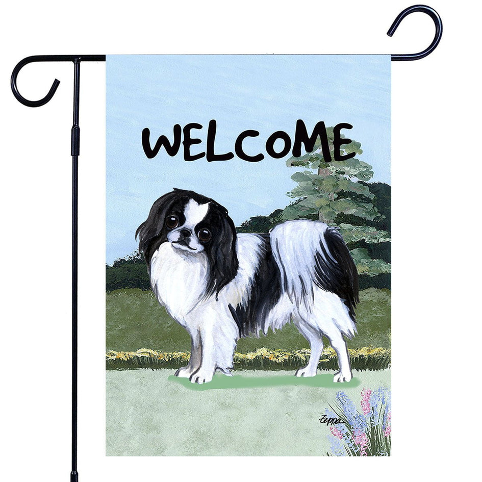 Japanese Chin Garden Flag