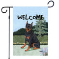 Miniature Pincher Garden Flag