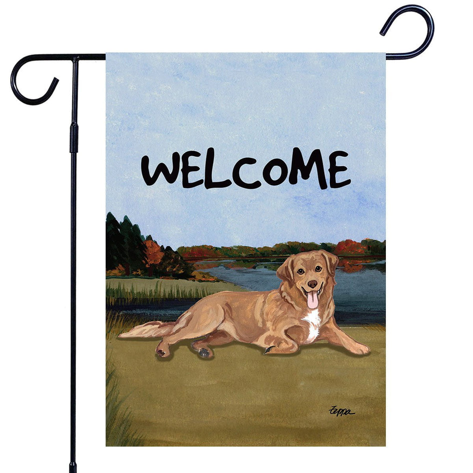 Nova Scotia Duck Toller Garden Flag