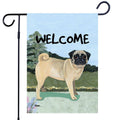 Pug Garden Flag