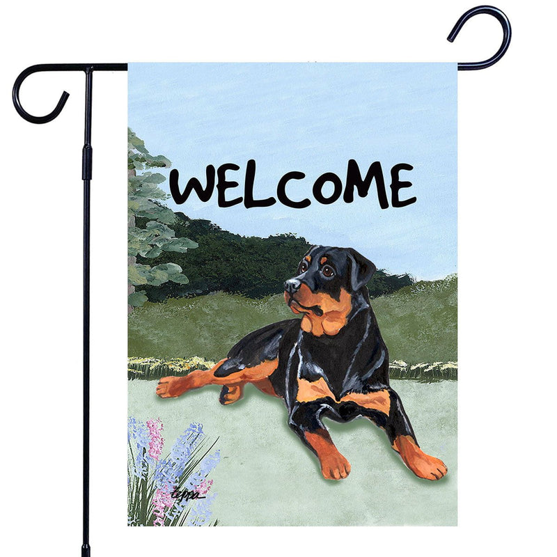 Rottweiler Garden Flag
