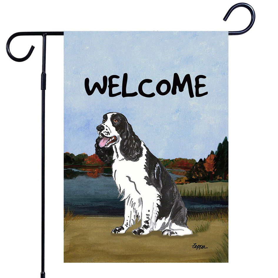 Springer Spaniel Garden Flag