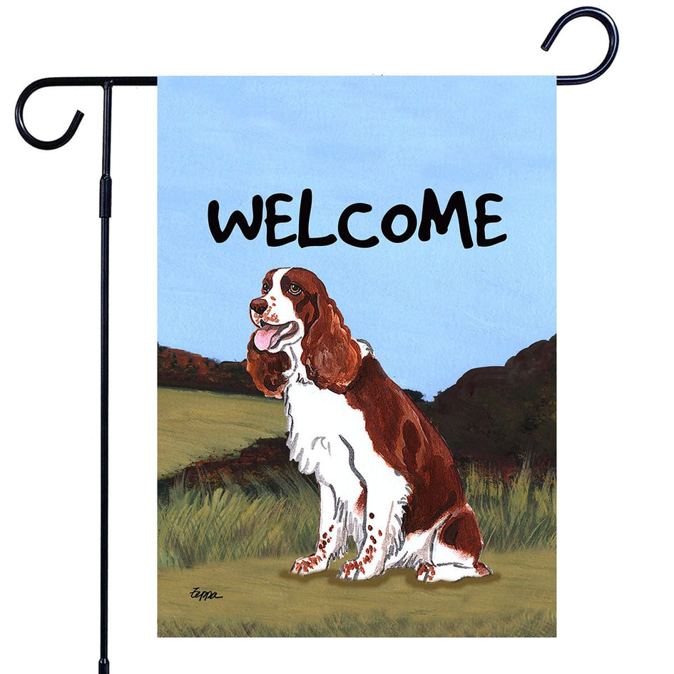 Springer Spaniel Garden Flag