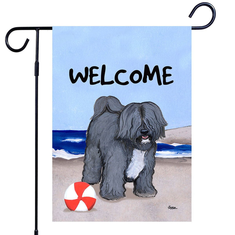 Tibetan Terrier Garden Flag