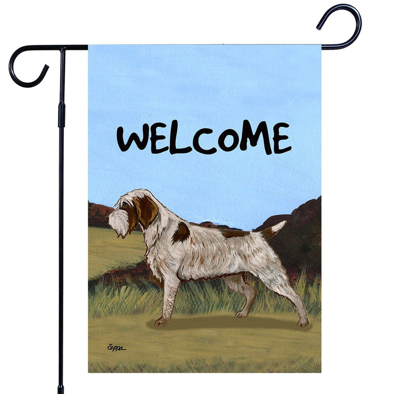 Wirehair Pointing Griffon Garden Flag