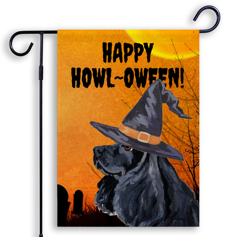 Cocker Spaniel HAPPY HOWL-OWEEN Garden Flag