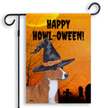 Basenji HAPPY HOWL-OWEEN Garden Flag