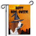 Basset Hound HAPPY HOWL-OWEEN Garden Flag