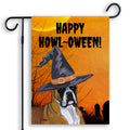 Boxer HAPPY HOWL-OWEEN Garden Flag